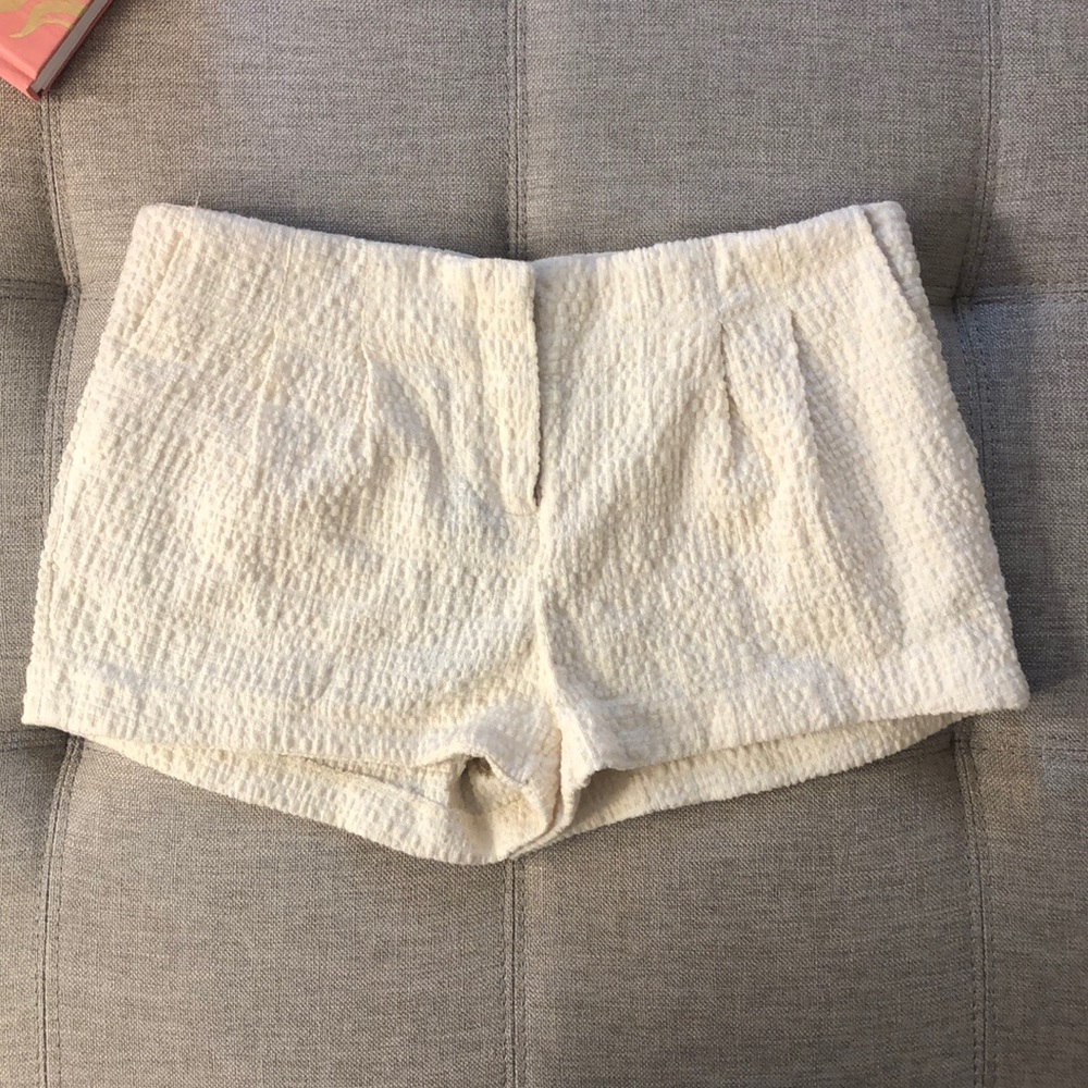 Cream Shorts